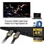 1M Gold Plated HDMI Cable Premium Ultra HD v2.0 High Speed 18.6Gbps 2160p 4K 3D