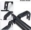 3PCS Bracket Hang Curtain Rod Holders Single Hook Tap Right Window Frame Rod CA
