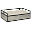 Elevated Dog Bed, Medium-size Pet Sofa Furniture w/ Drawer, Soft Cushion, Grey 196393066607