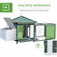 Cute Chicken Coop with Cottage Design, Poultry Cage /w Safe Environmental Paint