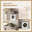 50&quot; 2-IN-1 Cat Tree with Cat Toilet Cabinet Condo Bed Sisal Scratching Post Pad