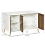 Cat Litter Box Enclosure Hidden Cat Furniture w/ Adjustable Shelf Magnetic Door 196393066720