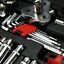 121PCS 1/4” &amp; 3/8” &amp; 1/2”  Socket Ratchet Spanner Wrench Set Repair Tool Kit