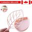 Soap Dish Holder Self Draining Leaf Shape Bar Soap Saver Suction Cup Bathroom CA