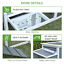 64&quot; Wooden Chicken Coop Hen House with Openable Hollow Sheet Roof Tray