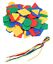 80x Large Sorting Buttons &amp; 4 Threading Laces Education Early Learning Game CA