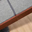 Pet Ramp Bed Steps for Dogs Cats with Non-slip Carpet Top Platform Brown Grey