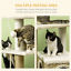 Cat Tree Activity Center w/ Jute Scratching Post, Condo, Hanging Ball Toy