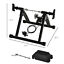 Indoor Magnetic Bike Bicycle Trainer Stand 5 Level Resistance Black