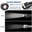Torch Handheld Super Bright LED Rechargeable 2000LM Flashlight With 5 Modes