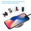 10W Qi Wireless Charger Fast Charging Pad Compatible with Galaxy Huawei  S9 S8
