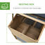 PawHut 69&quot; Chicken Coop, Includes Connecting Ramp and an Easy-Clean Tray Natural 842525157551