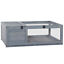 Wooden Reptile Cage with 3 Windows Slide-out Tray for Turtles, Lizards, Snakes 842525165495
