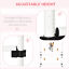 New Canine Agility Set Dog Jumping Training Obstacles Course Free Standing White 712190175450