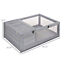 Wooden Reptile Cage with 3 Windows Slide-out Tray for Turtles, Lizards, Snakes 842525165495