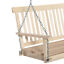 2-Person Heavy Duty Hanging Swinging Outside Front Bench w/ Fir Wood, Natural