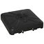 Cantilever Offset Umbrella Base Stand Fillable Umbrella Holder w/ Wheels, Black