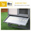 Two Story Small Animal House w/ Slide Out Tray, Ramp, Outdoor Run, Gray 842525131261
