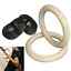 Wooden Gymnastic Rings With Adjustable Long Non-Slip Straps For Workout 28MM